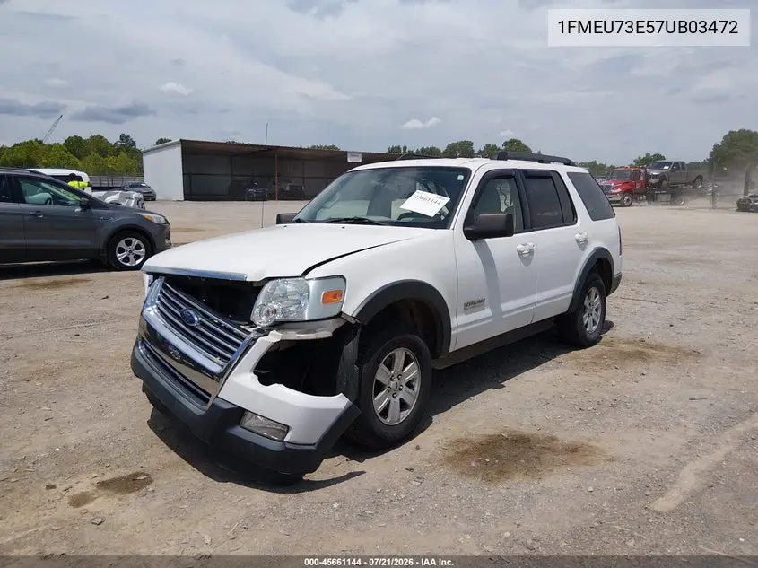 2007 Ford Explorer Xlt VIN: 1FMEU73E57UB03472 Lot: 45661144