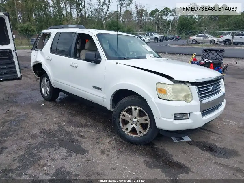 1FMEU73E48UB14089 2008 Ford Explorer Xlt