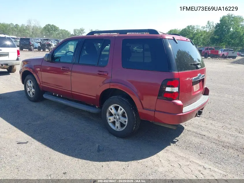 2009 Ford Explorer Xlt VIN: 1FMEU73E69UA16229 Lot: 45236047