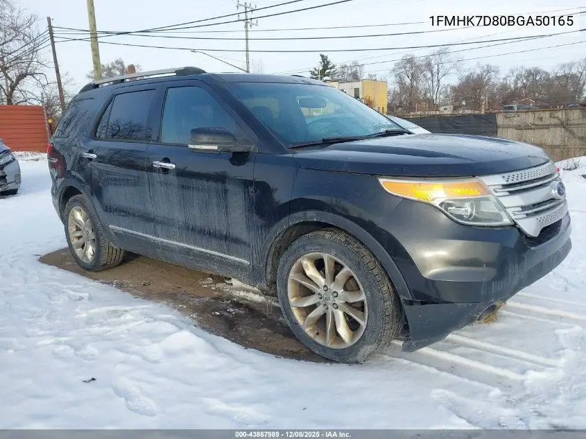 1FMHK7D80BGA50165 2011 Ford Explorer Xlt