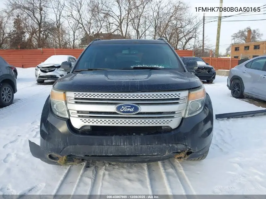 1FMHK7D80BGA50165 2011 Ford Explorer Xlt