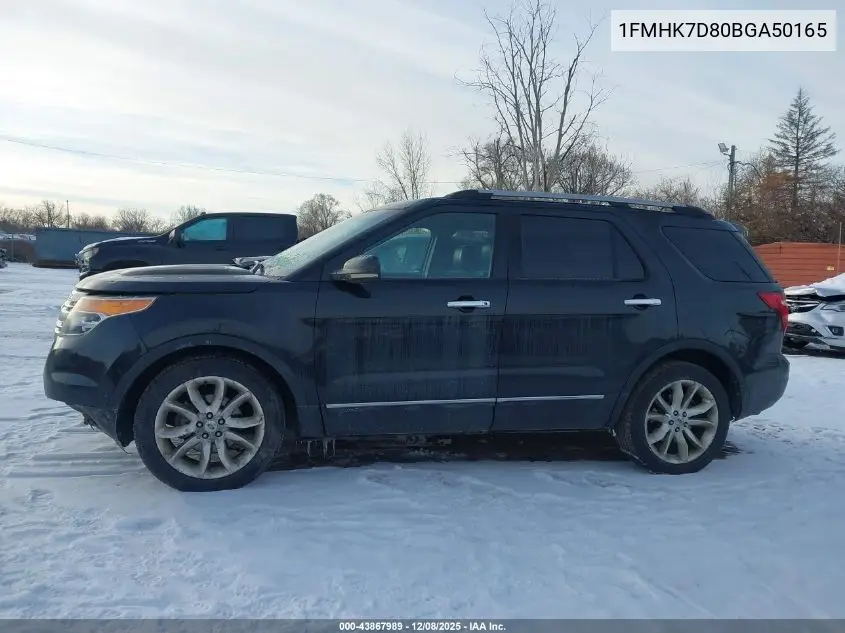 1FMHK7D80BGA50165 2011 Ford Explorer Xlt