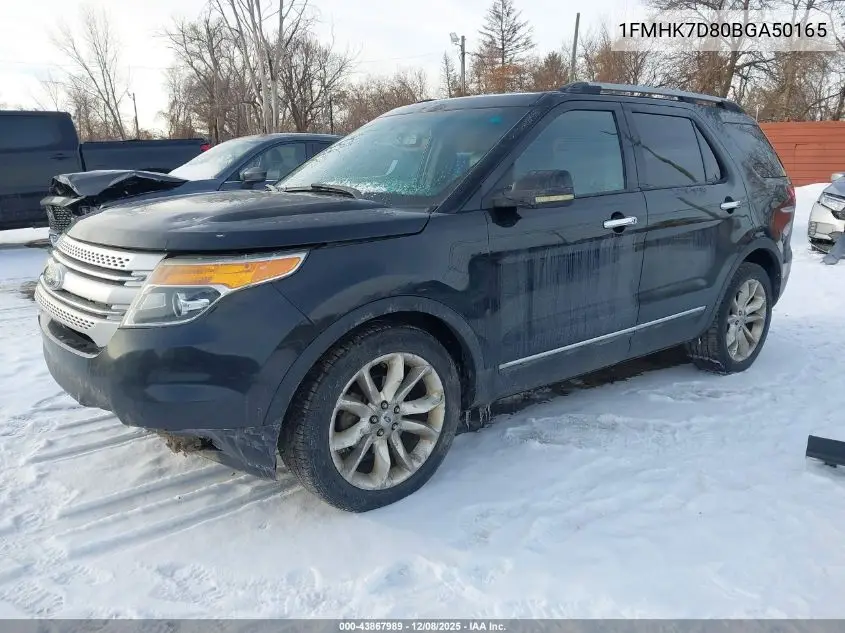 1FMHK7D80BGA50165 2011 Ford Explorer Xlt