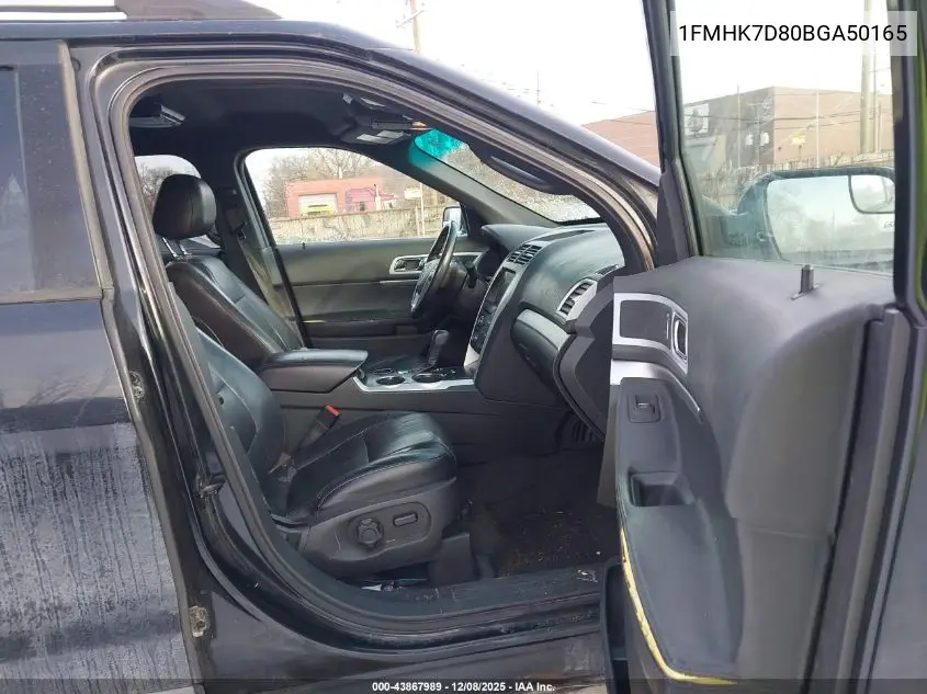 1FMHK7D80BGA50165 2011 Ford Explorer Xlt