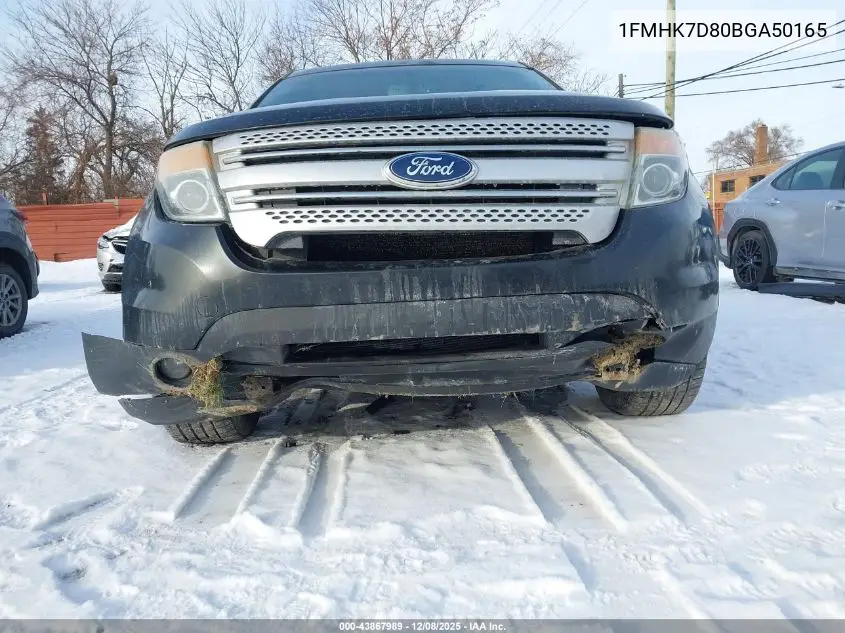 1FMHK7D80BGA50165 2011 Ford Explorer Xlt