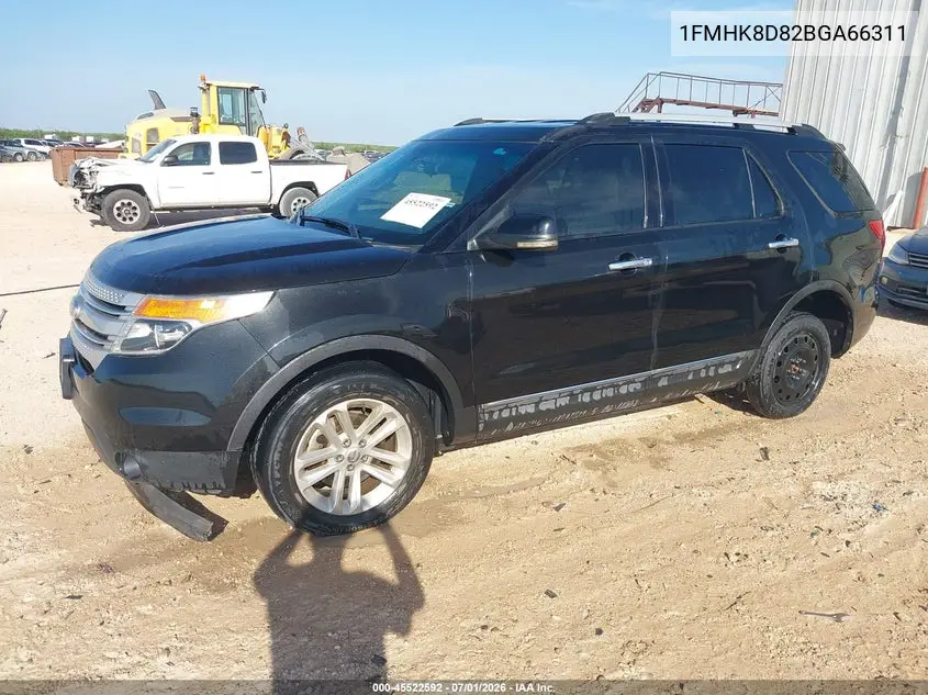 2011 Ford Explorer Xlt VIN: 1FMHK8D82BGA66311 Lot: 45522592
