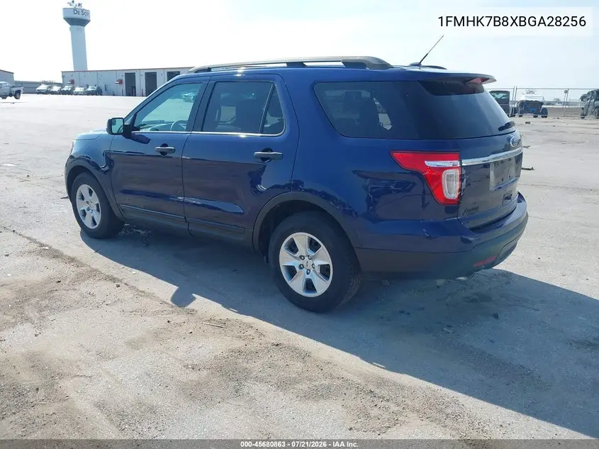 2011 Ford Explorer VIN: 1FMHK7B8XBGA28256 Lot: 45680863