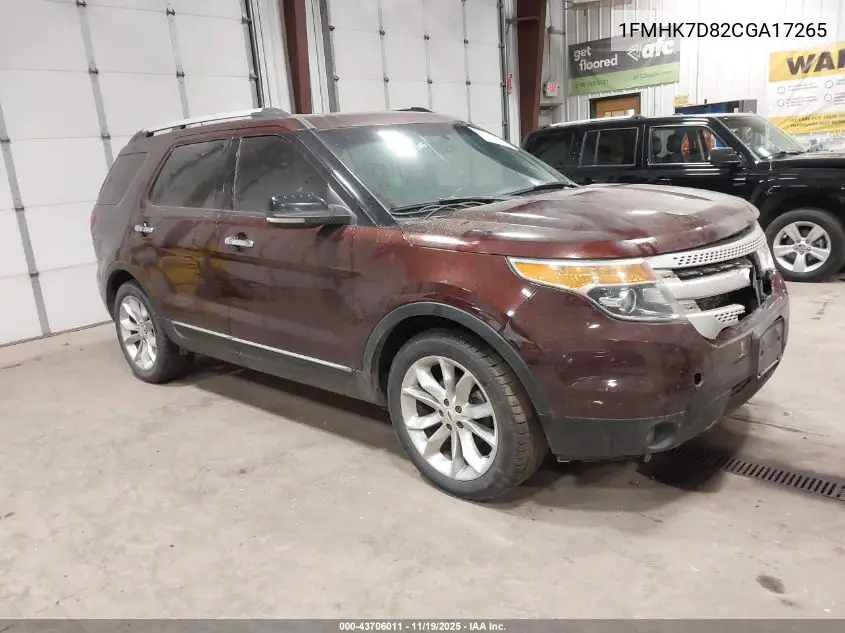 1FMHK7D82CGA17265 2012 Ford Explorer Xlt