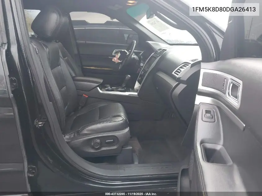 1FM5K8D80DGA26413 2013 Ford Explorer Xlt