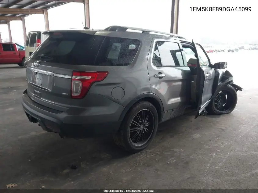 1FM5K8F89DGA45099 2013 Ford Explorer Limited