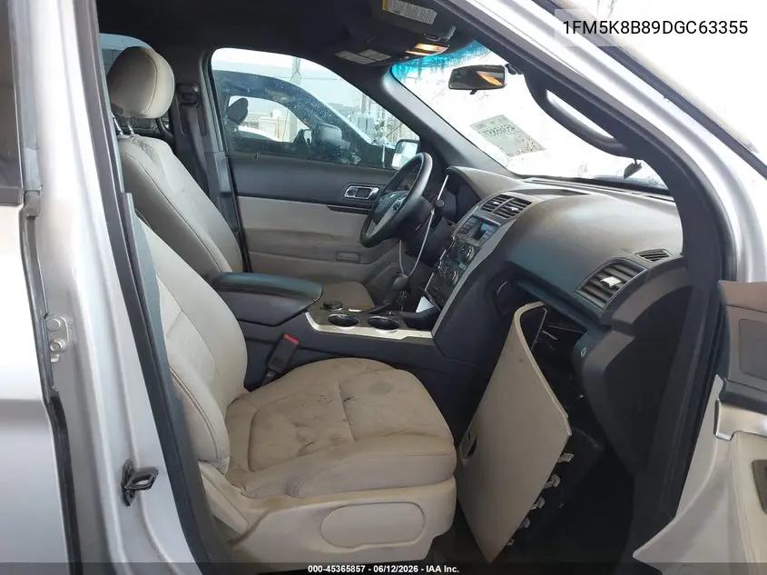 2013 Ford Explorer VIN: 1FM5K8B89DGC63355 Lot: 45365857