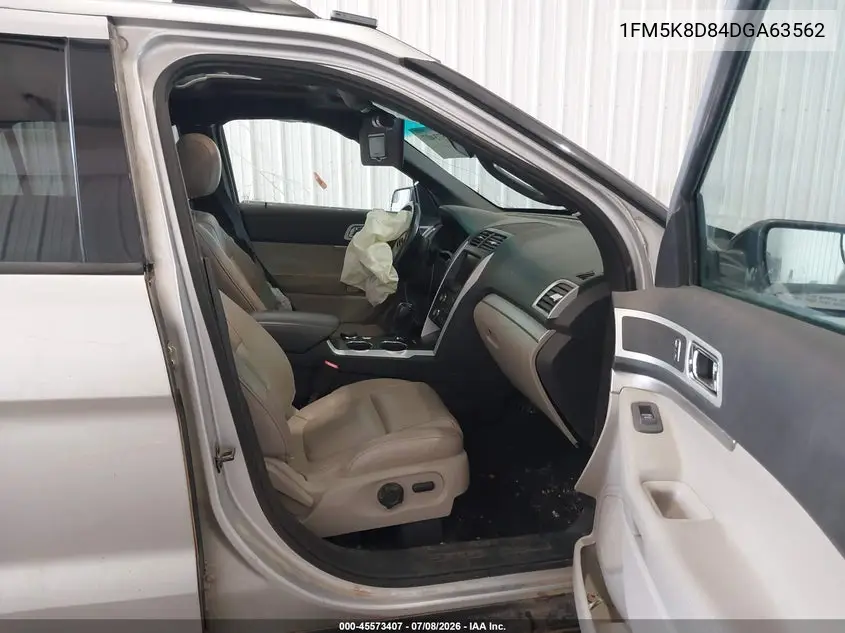 2013 Ford Explorer Xlt VIN: 1FM5K8D84DGA63562 Lot: 45573407