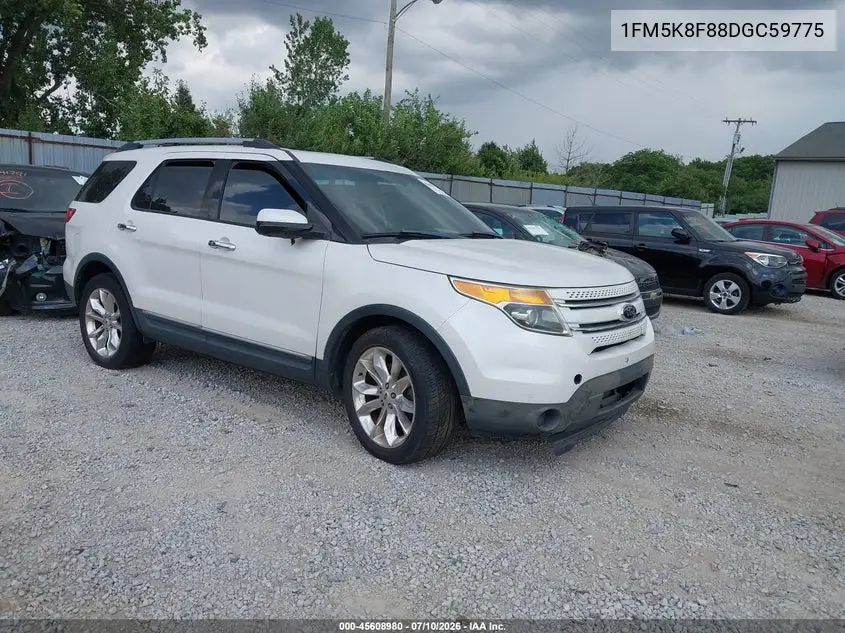 2013 Ford Explorer Limited VIN: 1FM5K8F88DGC59775 Lot: 45608980