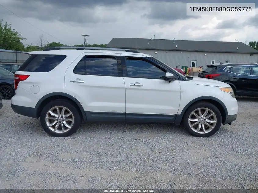 2013 Ford Explorer Limited VIN: 1FM5K8F88DGC59775 Lot: 45608980