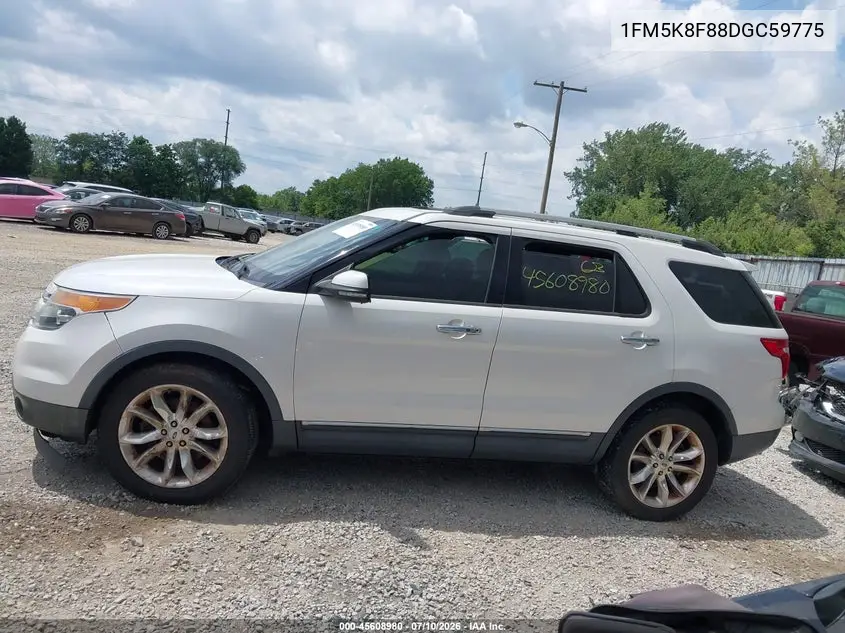 2013 Ford Explorer Limited VIN: 1FM5K8F88DGC59775 Lot: 45608980
