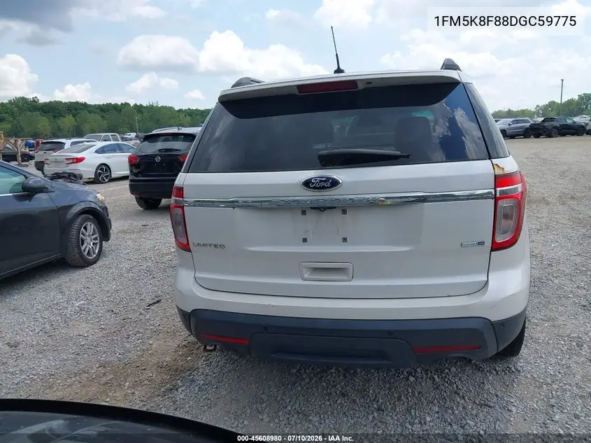 2013 Ford Explorer Limited VIN: 1FM5K8F88DGC59775 Lot: 45608980