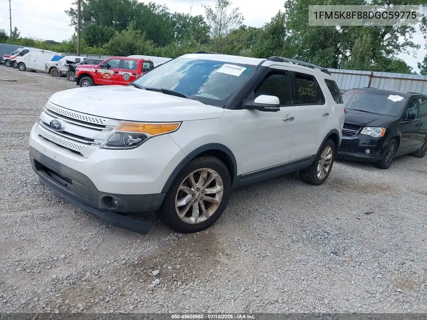 2013 Ford Explorer Limited VIN: 1FM5K8F88DGC59775 Lot: 45608980