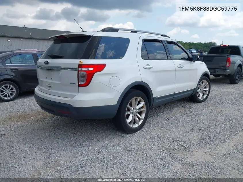 2013 Ford Explorer Limited VIN: 1FM5K8F88DGC59775 Lot: 45608980