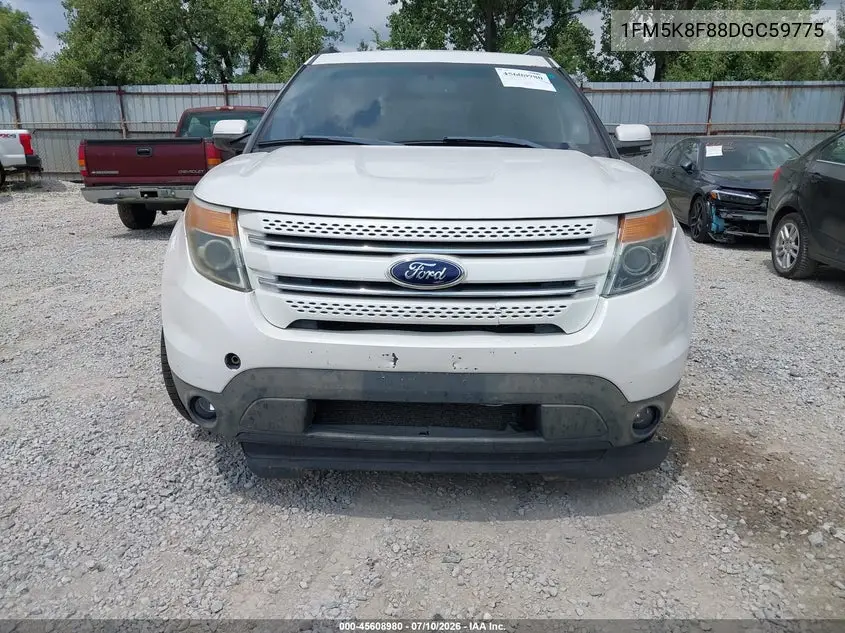 2013 Ford Explorer Limited VIN: 1FM5K8F88DGC59775 Lot: 45608980