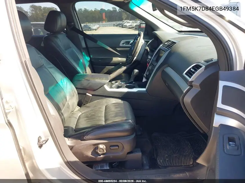 1FM5K7D84EGB49384 2014 Ford Explorer Xlt