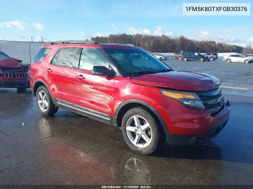 1FM5K8GTXFGB30376 2015 Ford Explorer Sport