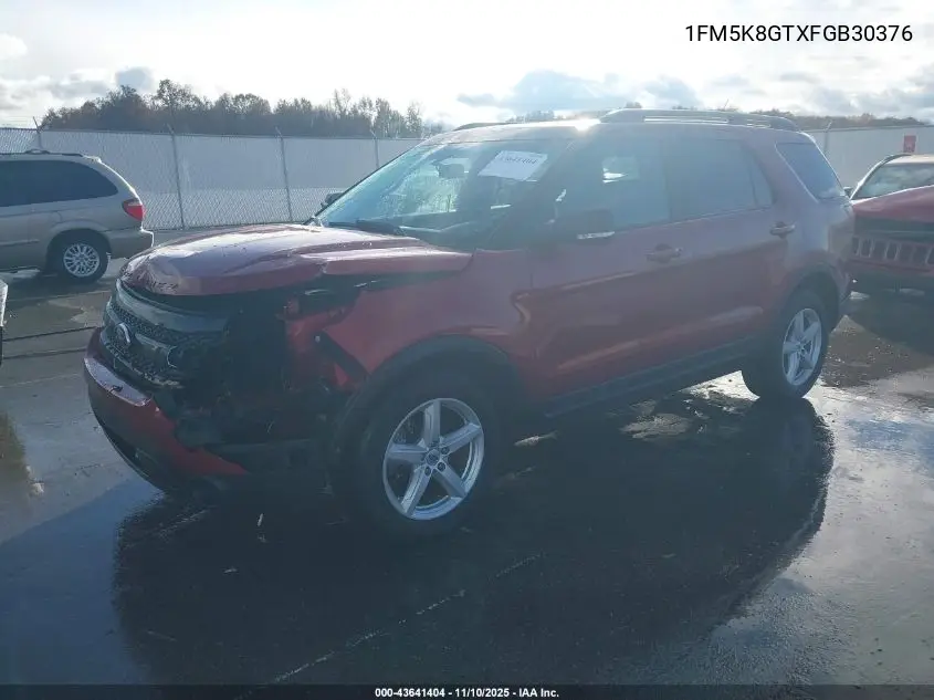 1FM5K8GTXFGB30376 2015 Ford Explorer Sport