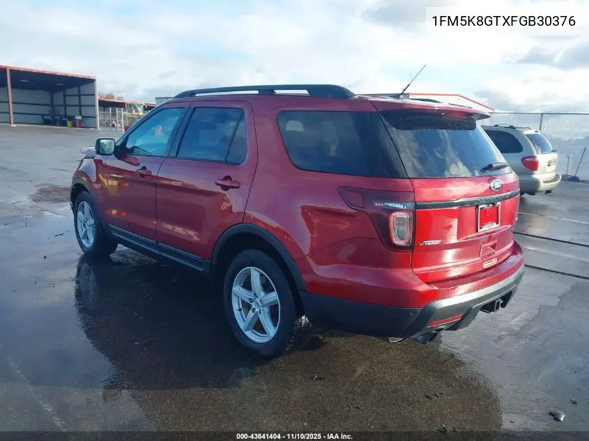 1FM5K8GTXFGB30376 2015 Ford Explorer Sport