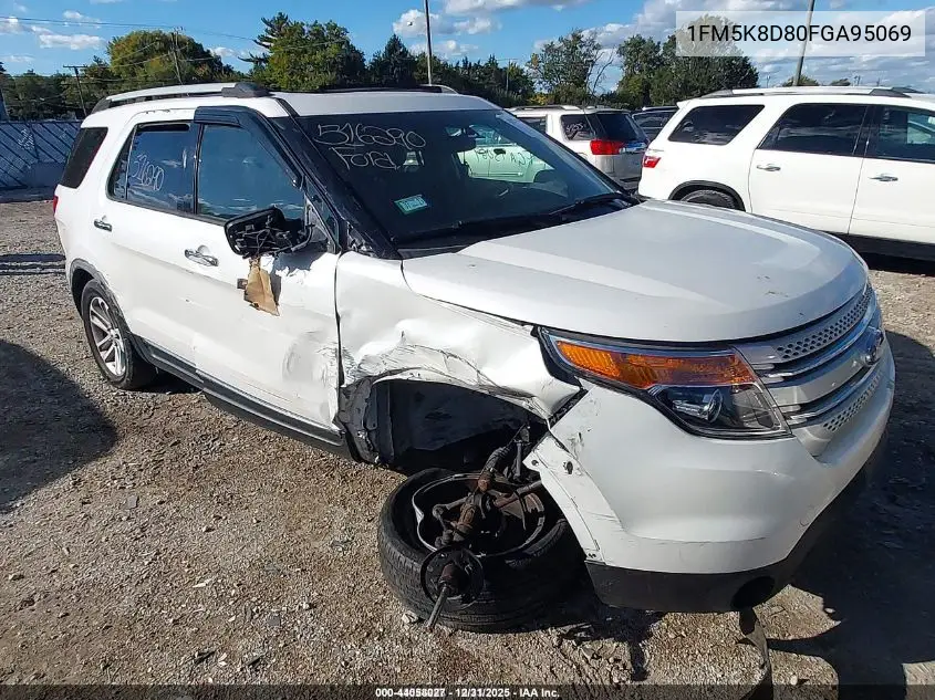 1FM5K8D80FGA95069 2015 Ford Explorer Xlt