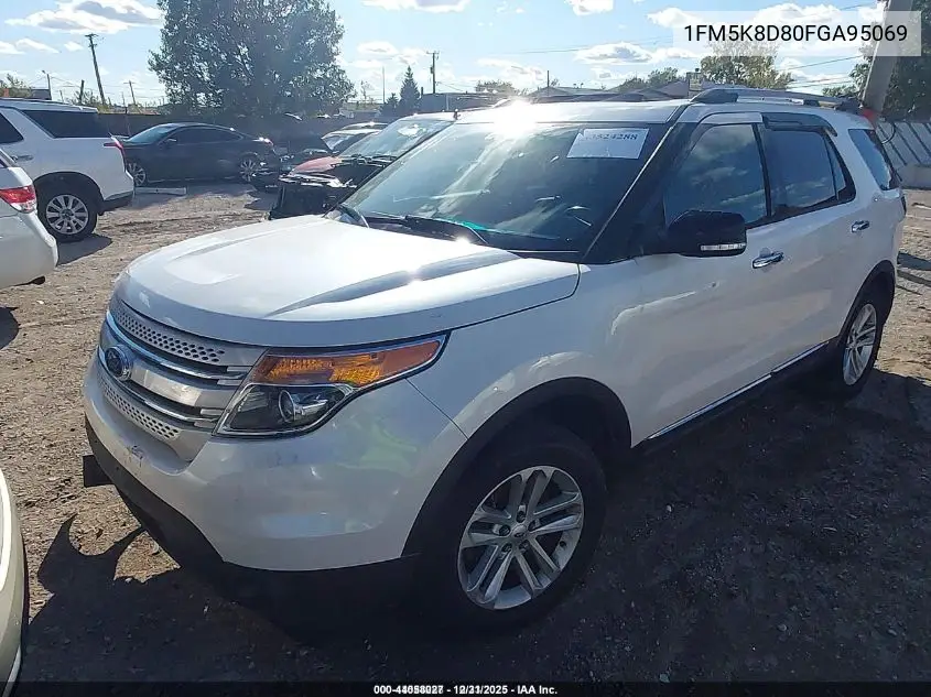 1FM5K8D80FGA95069 2015 Ford Explorer Xlt
