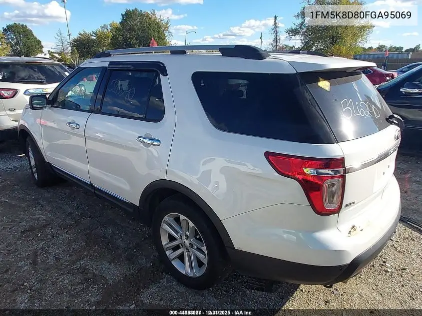 1FM5K8D80FGA95069 2015 Ford Explorer Xlt