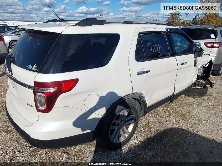 1FM5K8D80FGA95069 2015 Ford Explorer Xlt