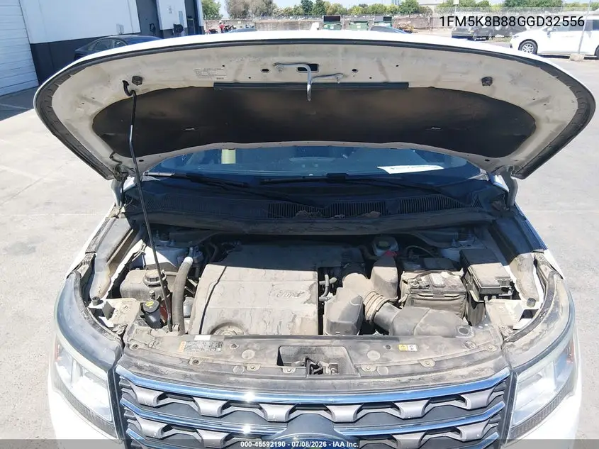 2016 Ford Explorer VIN: 1FM5K8B88GGD32556 Lot: 45592190