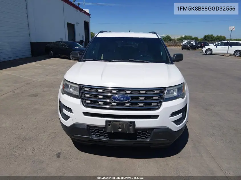 2016 Ford Explorer VIN: 1FM5K8B88GGD32556 Lot: 45592190