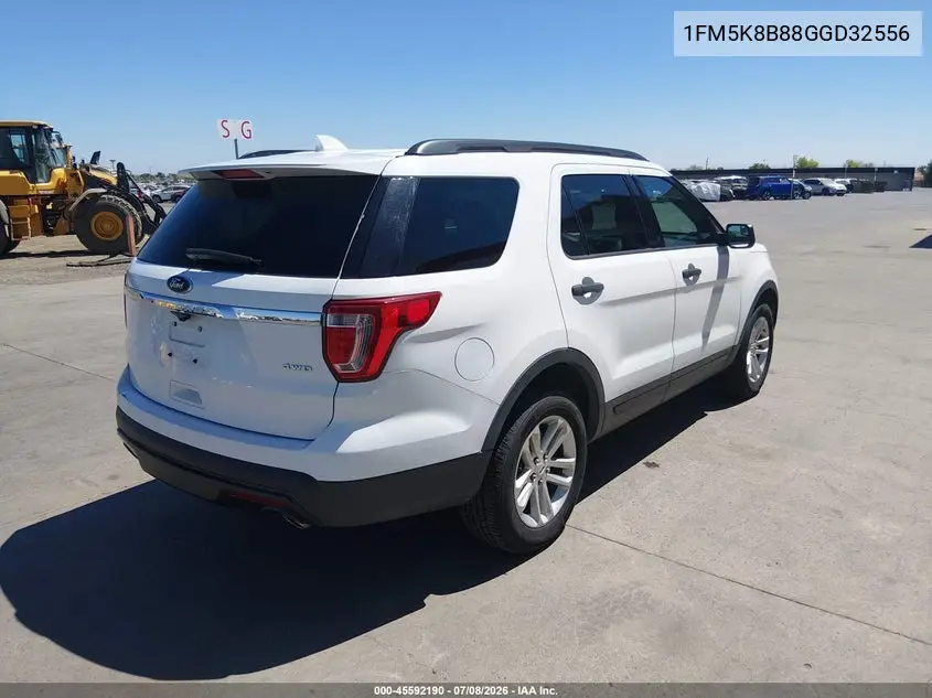 2016 Ford Explorer VIN: 1FM5K8B88GGD32556 Lot: 45592190