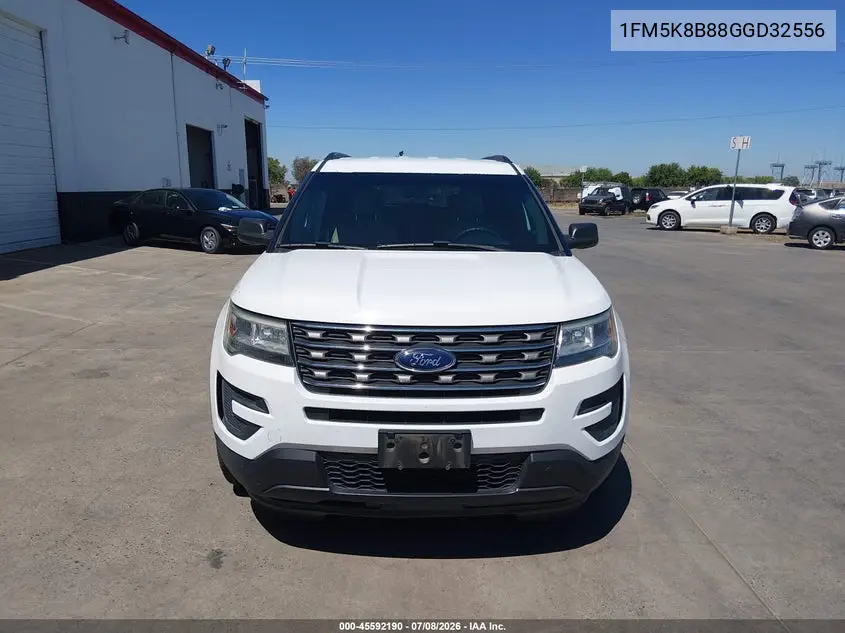 2016 Ford Explorer VIN: 1FM5K8B88GGD32556 Lot: 45592190