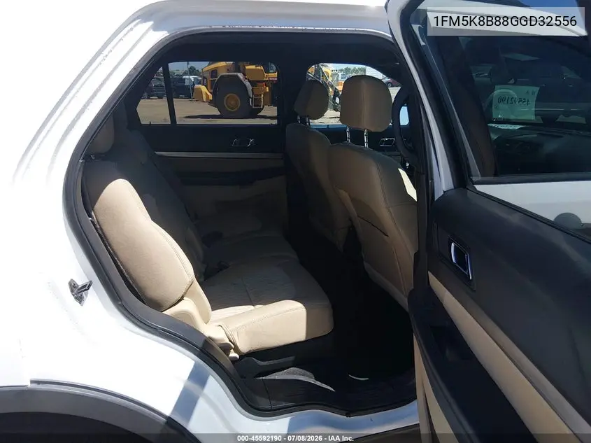 2016 Ford Explorer VIN: 1FM5K8B88GGD32556 Lot: 45592190