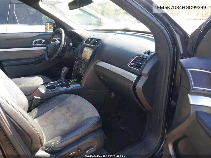 1FM5K7D84HGC99399 2017 Ford Explorer Xlt