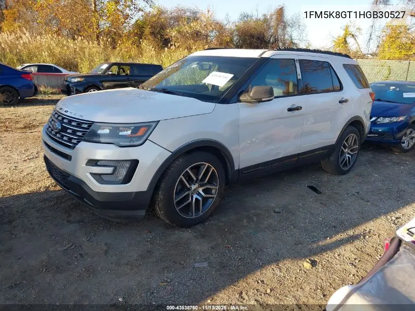 1FM5K8GT1HGB30527 2017 Ford Explorer Sport