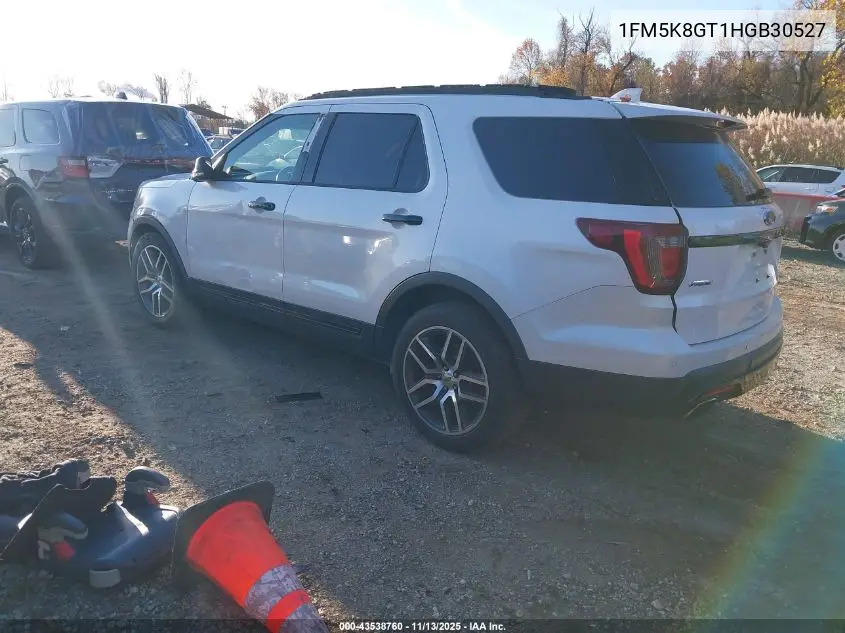 1FM5K8GT1HGB30527 2017 Ford Explorer Sport
