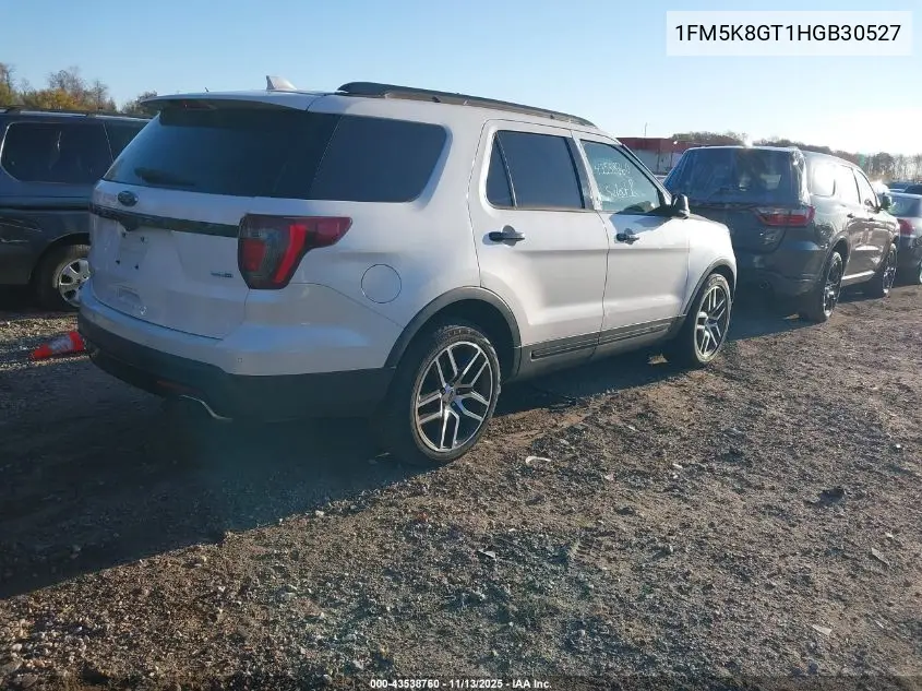 1FM5K8GT1HGB30527 2017 Ford Explorer Sport