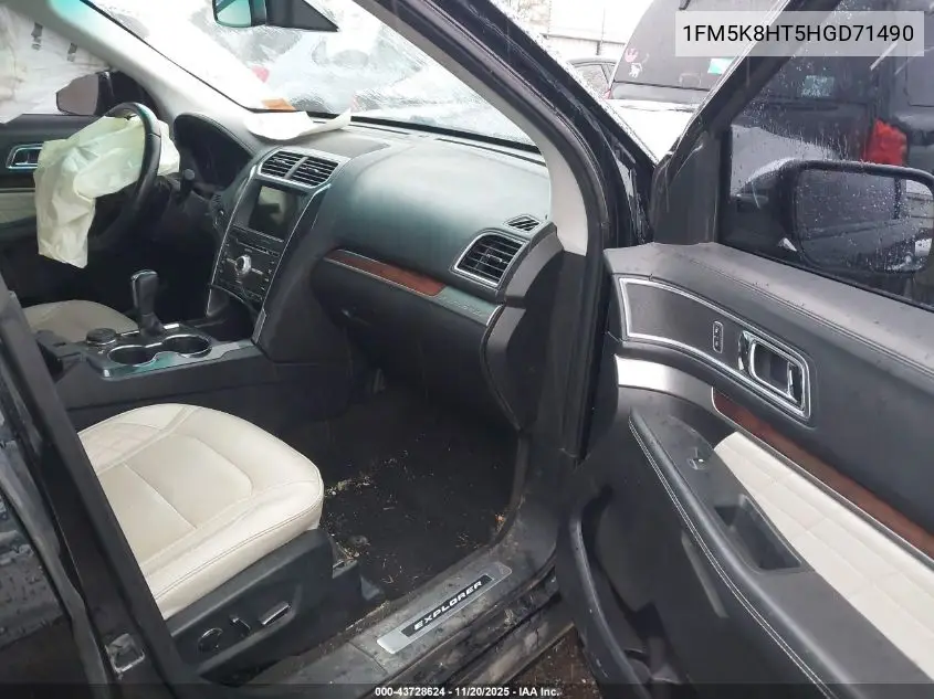 1FM5K8HT5HGD71490 2017 Ford Explorer Platinum