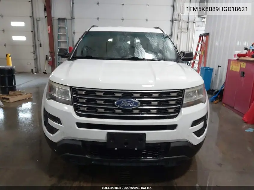 2017 Ford Explorer VIN: 1FM5K8B89HGD18621 Lot: 45293898