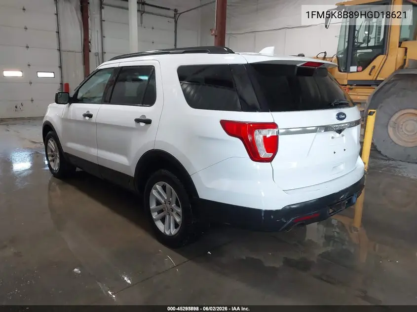 2017 Ford Explorer VIN: 1FM5K8B89HGD18621 Lot: 45293898