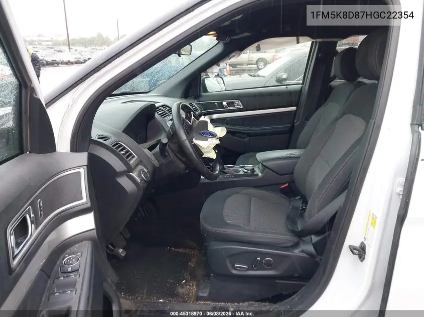 2017 Ford Explorer Xlt VIN: 1FM5K8D87HGC22354 Lot: 45318970