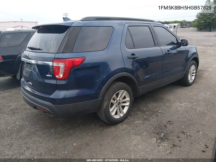 2017 Ford Explorer VIN: 1FM5K8BH5HGB57829 Lot: 45610082
