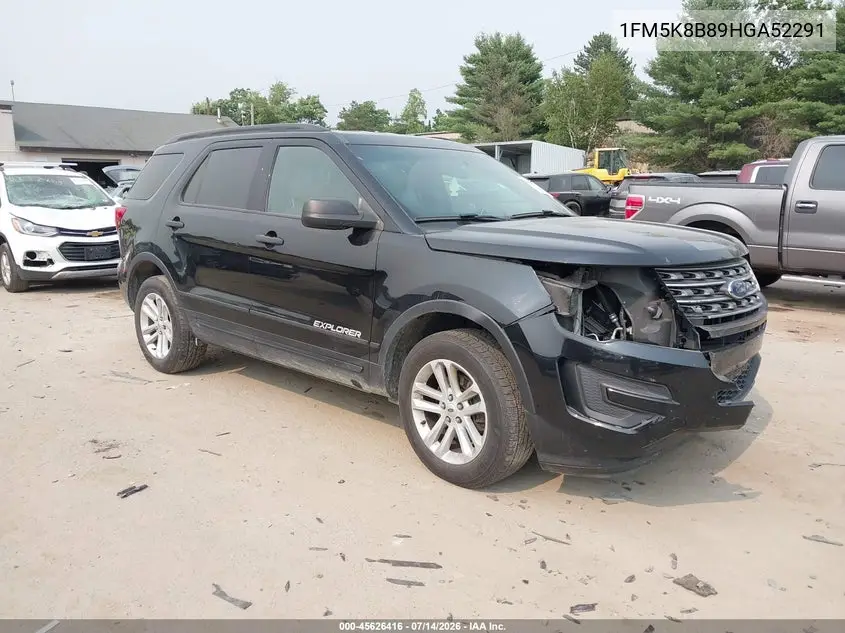 2017 Ford Explorer VIN: 1FM5K8B89HGA52291 Lot: 45626416