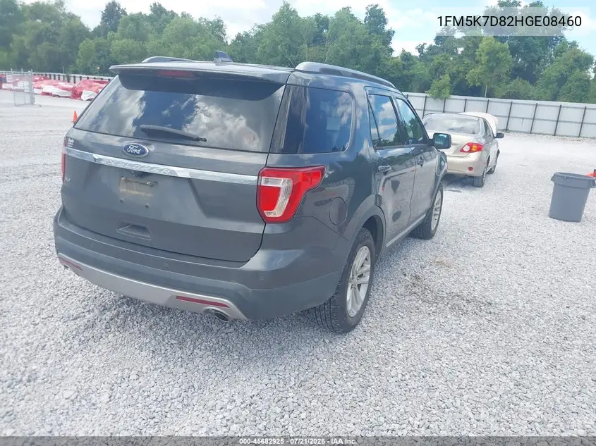 2017 Ford Explorer Xlt VIN: 1FM5K7D82HGE08460 Lot: 45682925