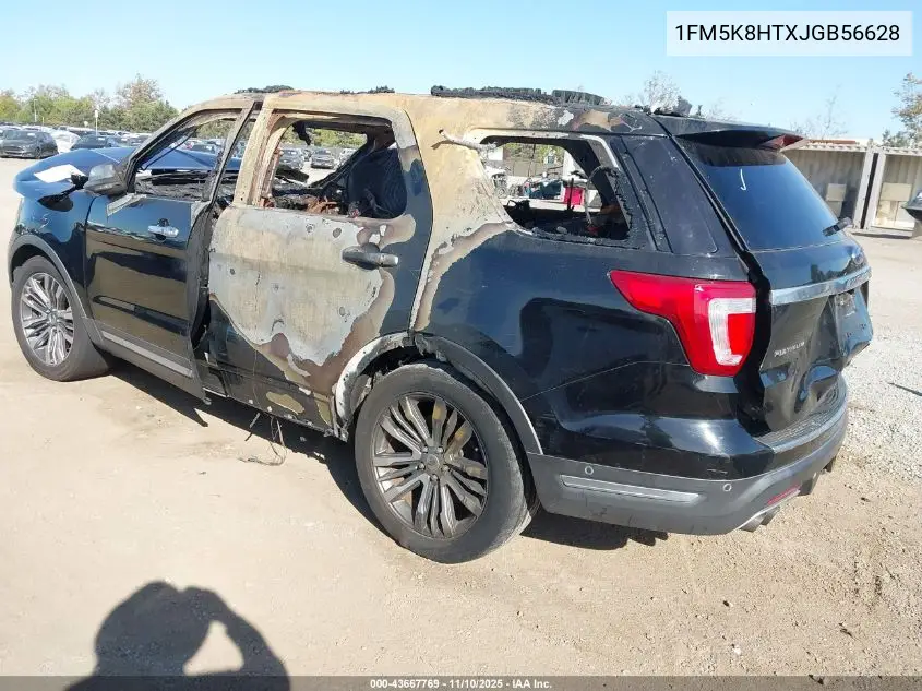 1FM5K8HTXJGB56628 2018 Ford Explorer Platinum
