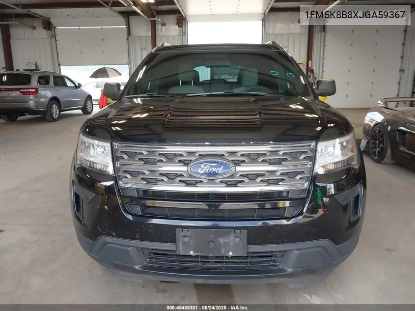 2018 Ford Explorer VIN: 1FM5K8B8XJGA59367 Lot: 45485381