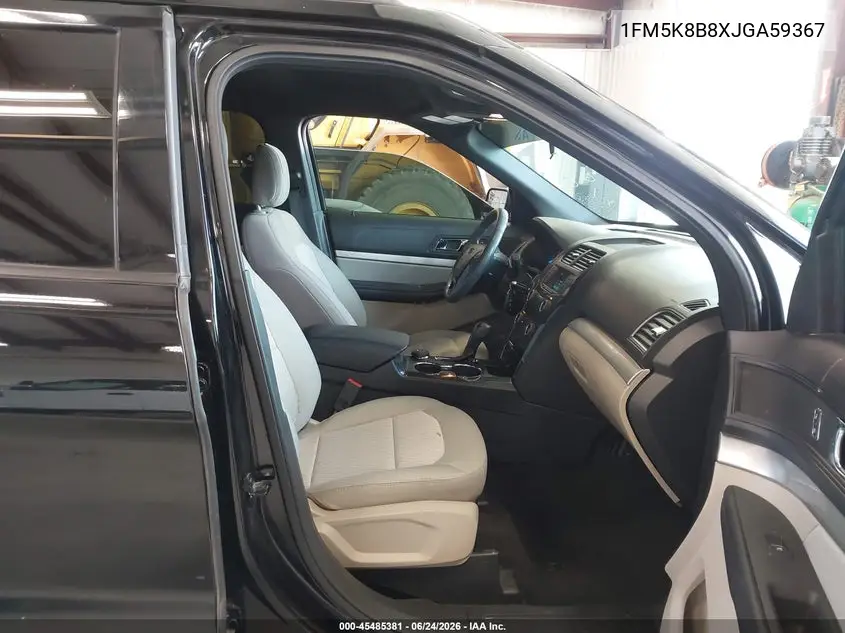 2018 Ford Explorer VIN: 1FM5K8B8XJGA59367 Lot: 45485381